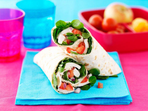 Chicken and Spinach Wraps recipe | Eat Smarter USA