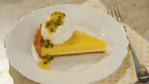 Passion Fruit Cheesecake Tart Recipe | Martha Stewart