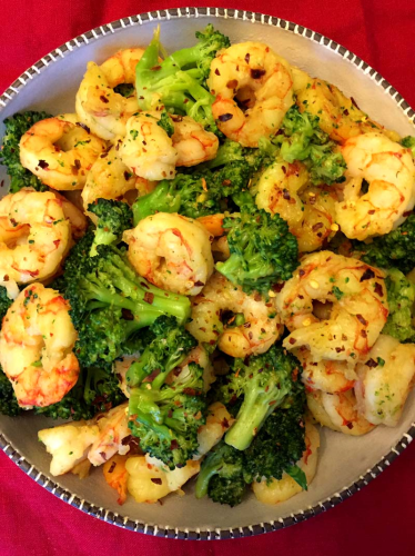 Shrimp and Broccoli Spicy Garlic Stir-Fry – Melanie Cooks