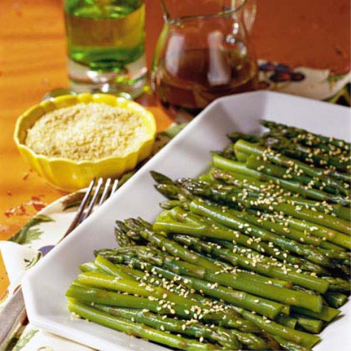 Chilled Sesame Asparagus Recipe | MyRecipes