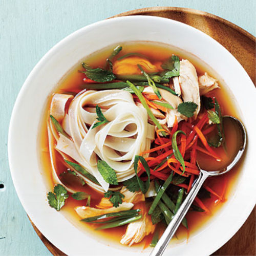 Spicy Asian Chicken and Noodle Soup Recipe | MyRecipes