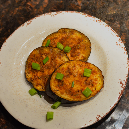 Sheet Pan Vegan Roasted Eggplant with Garlic Recipe | Small Recipe